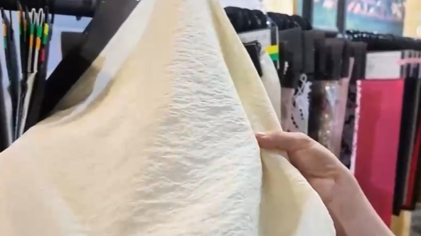 可水洗桑蚕丝面料展示