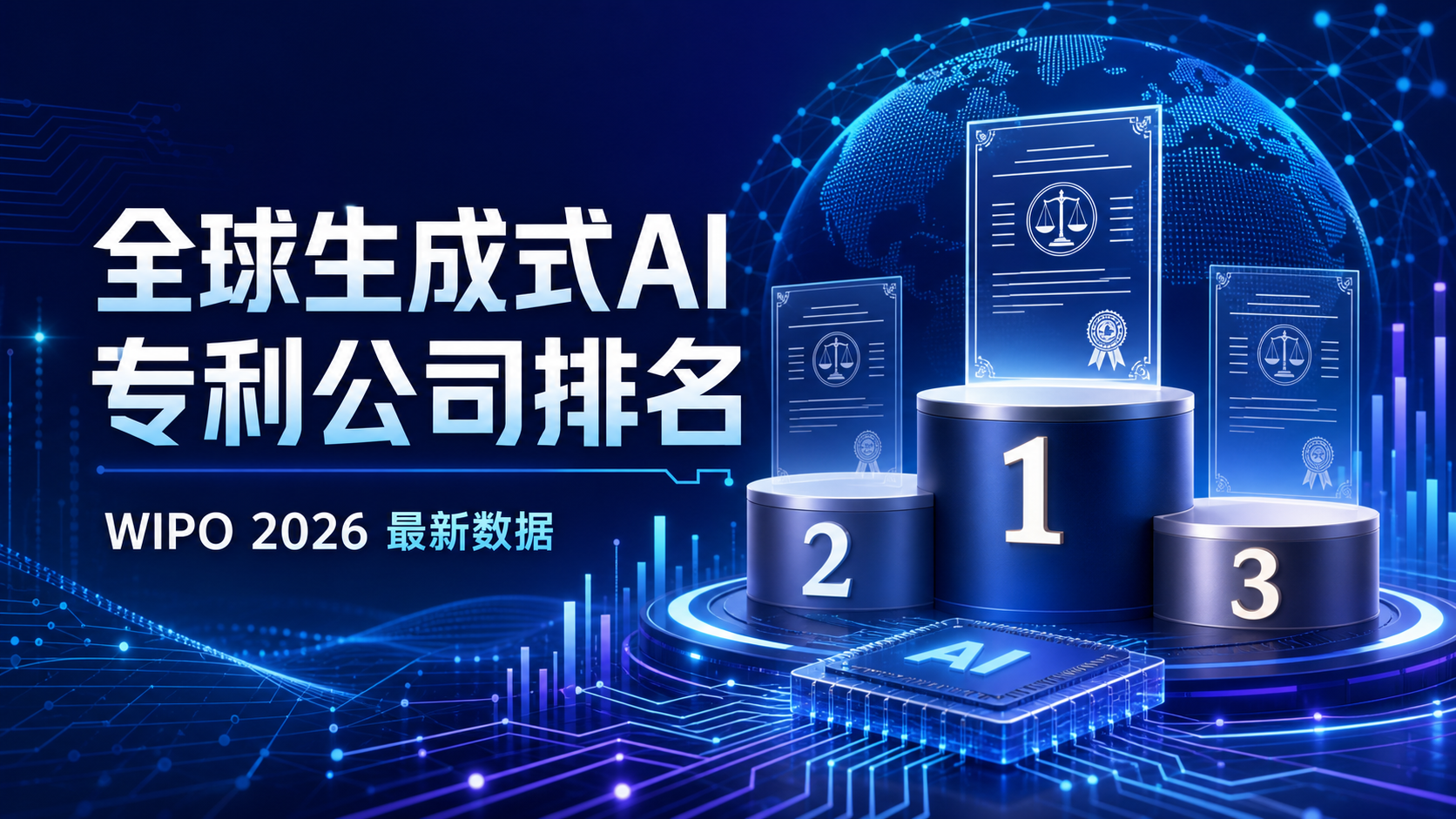 全球生成式AI专利公司排名
