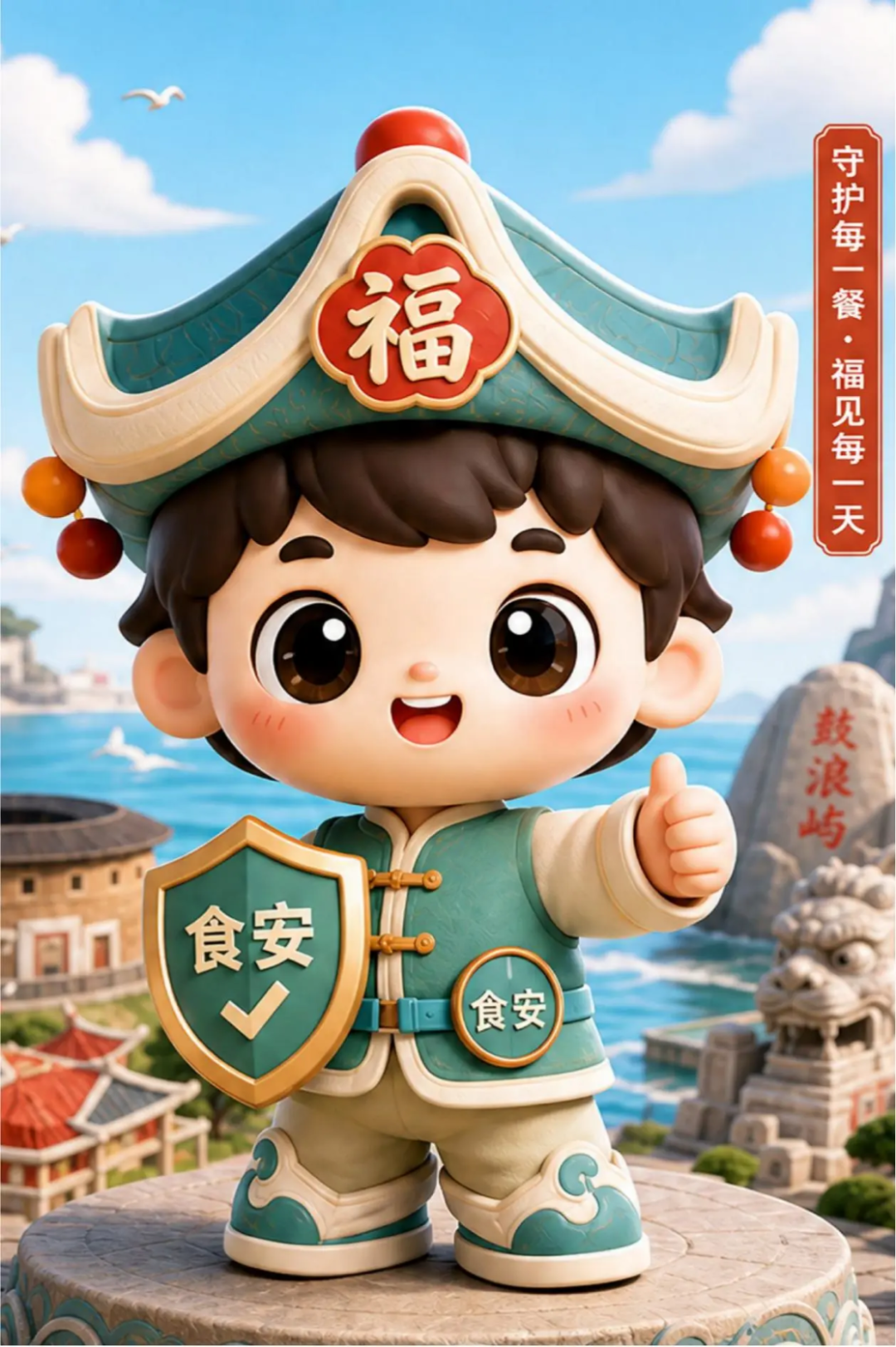 福建省“福见食安”食品安全宣传品牌标识LOGO与食品安全形象IP征集结果 · 作品图7