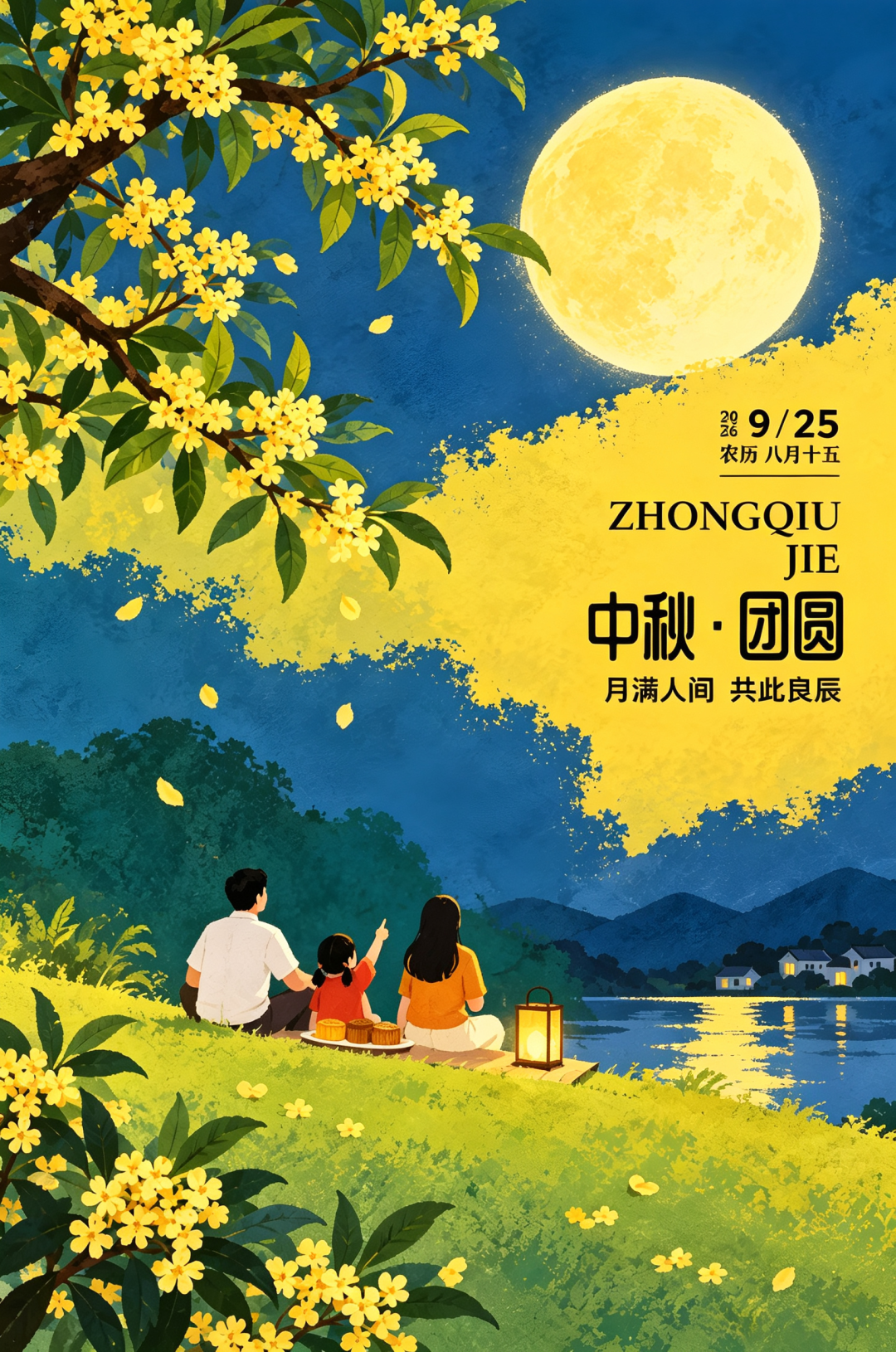 2026“华夏奖”文化艺术设计大赛 中华传统节日文化创意设计赛道【中秋节】主题入选作品(AI(人工智能)创意作品) · 作品图246