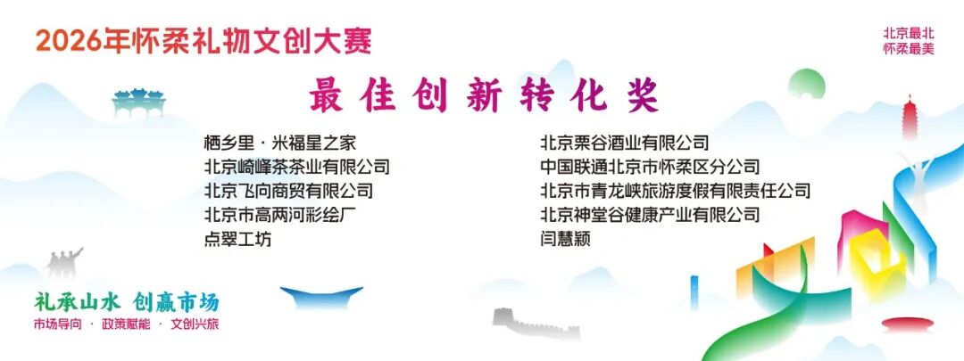 礼承山水 创赢市场|2026“怀柔礼物”文创大赛获奖名单及获奖作品 · 作品图11