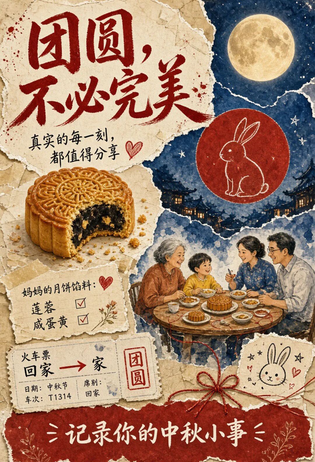 2026“华夏奖”文化艺术设计大赛 中华传统节日文化创意设计赛道【中秋节】主题入选作品(AI(人工智能)创意作品) · 作品图65