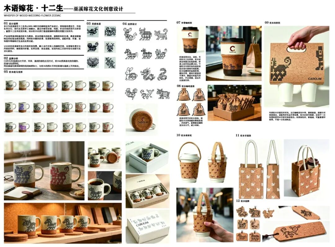 2026第三届巴绣(巫溪)嫁花创意设计大赛新材料文创运用赛道入围作品 · 作品图3