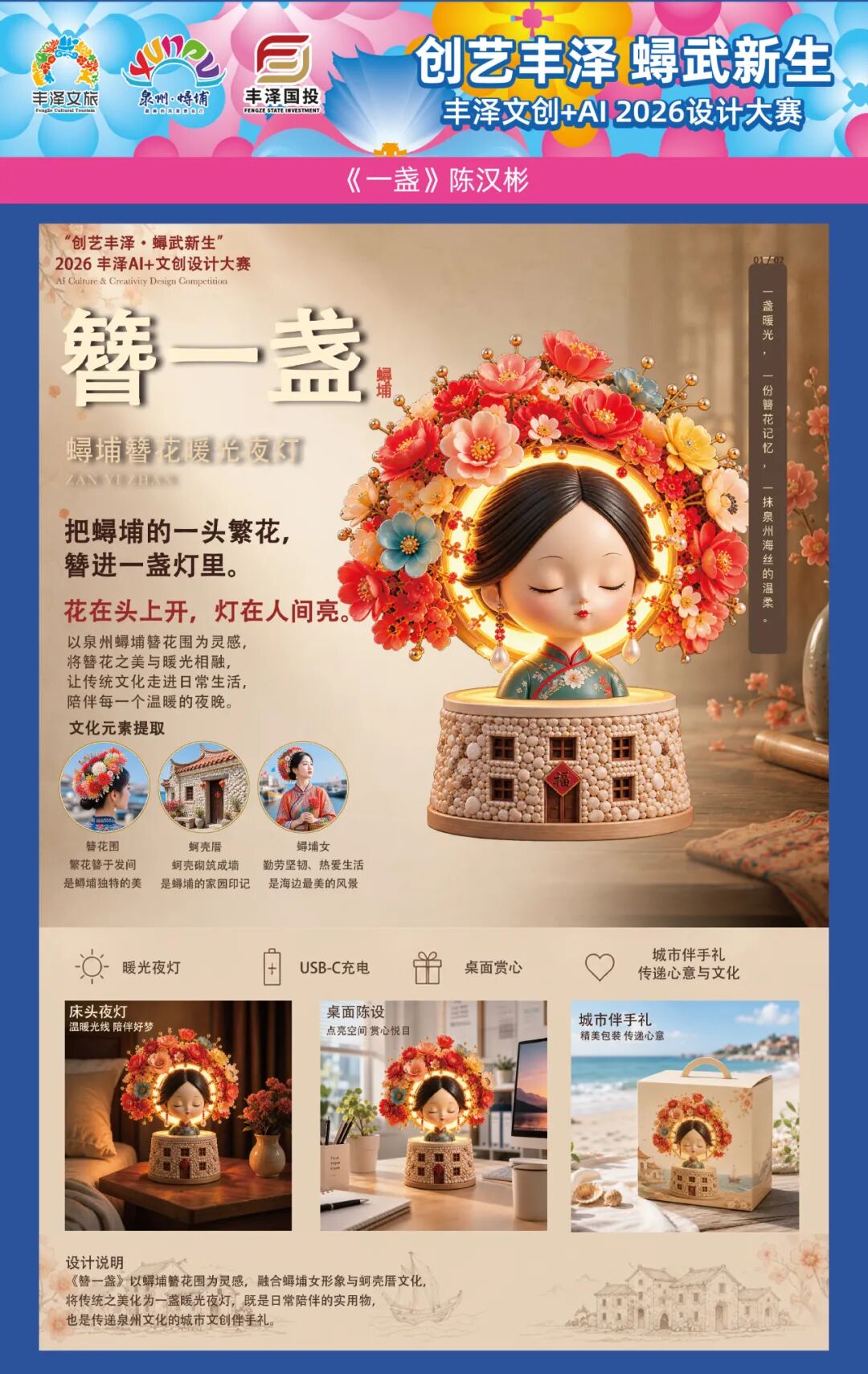 “创艺丰泽·蟳武新生”2026丰泽AI+文创设计大赛获奖名单及获奖作品 · 作品图73