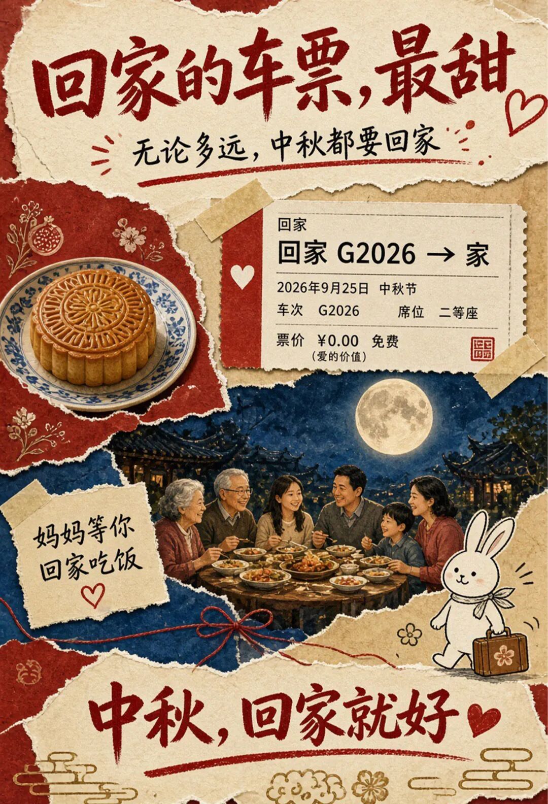2026“华夏奖”文化艺术设计大赛 中华传统节日文化创意设计赛道【中秋节】主题入选作品(AI(人工智能)创意作品) · 作品图66