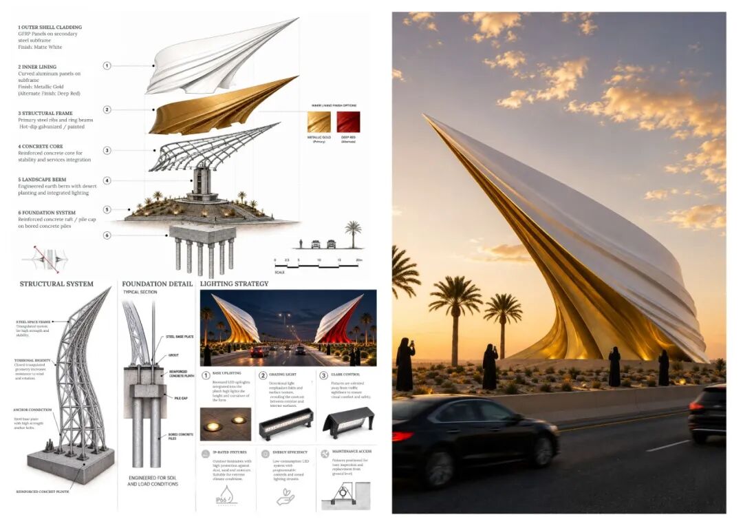 2026 MUJASSAM WATAN 城市雕塑挑战赛获奖作品 · 作品图19
