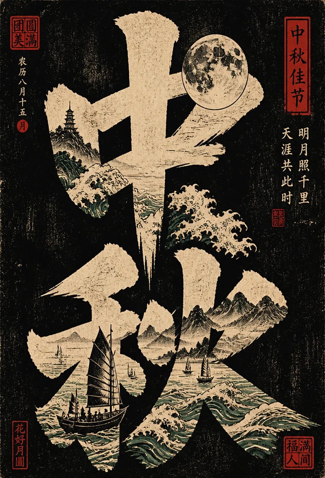 2026“华夏奖”文化艺术设计大赛 中华传统节日文化创意设计赛道【中秋节】主题入选作品(AI(人工智能)创意作品) · 作品图223