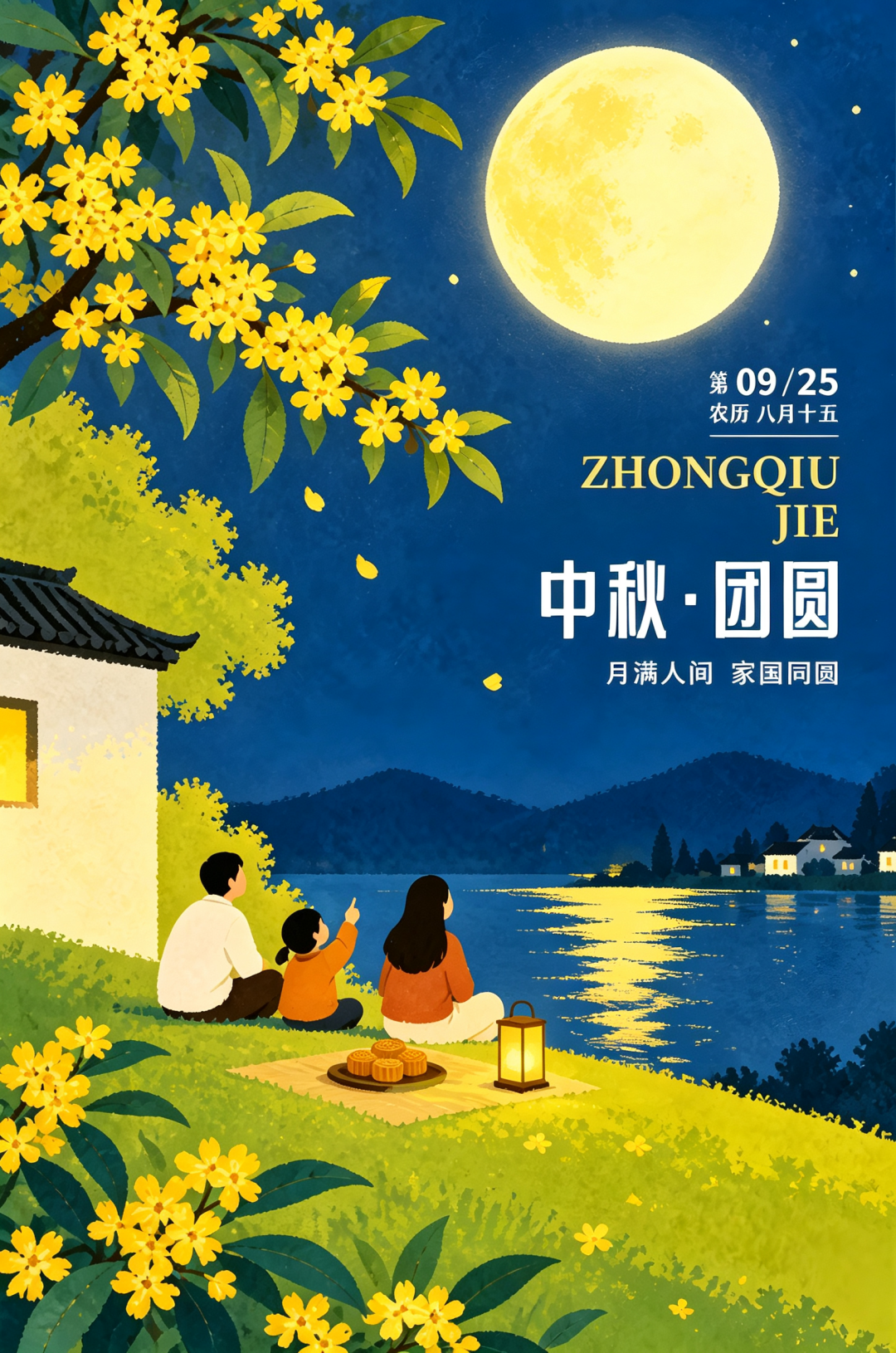 2026“华夏奖”文化艺术设计大赛 中华传统节日文化创意设计赛道【中秋节】主题入选作品(AI(人工智能)创意作品) · 作品图245