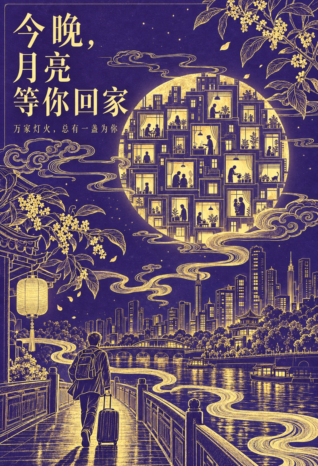 2026“华夏奖”文化艺术设计大赛 中华传统节日文化创意设计赛道【中秋节】主题入选作品(视觉艺术作品) · 作品图109