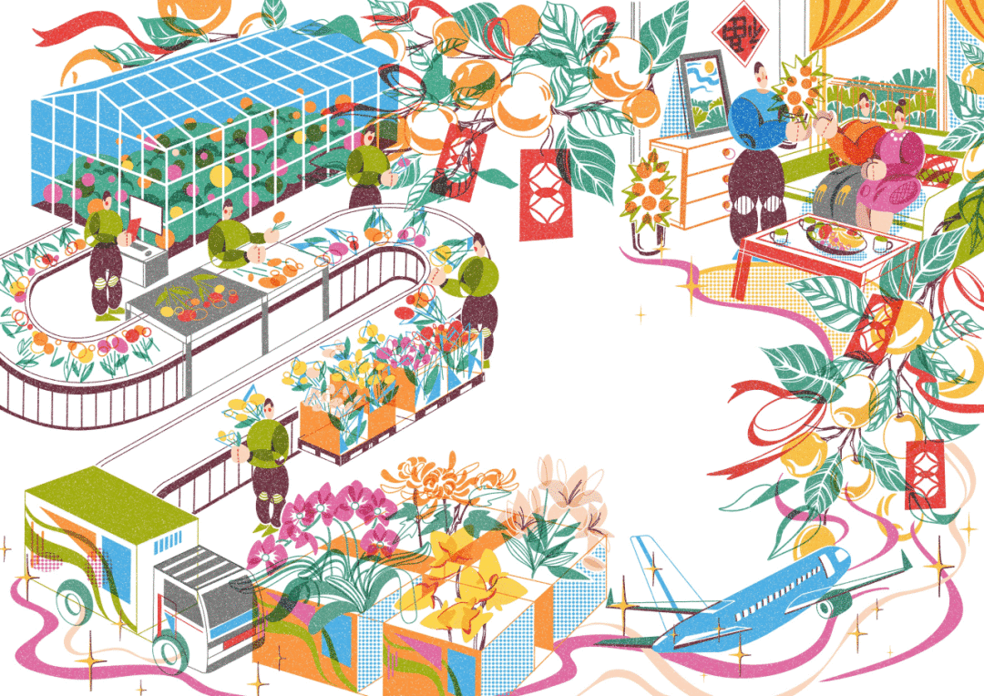 2026“花YOUNG陈村・花绘世界”陈村文旅主题插画大赛获奖作品 · 作品图22