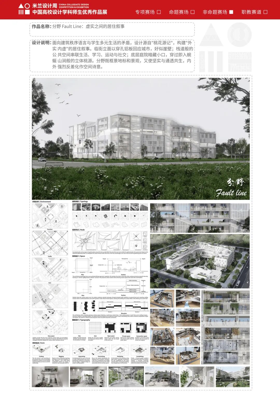 第十届米兰设计周大赛非命题赛场-建筑设计赛道优秀作品赏析(第1辑) · 作品图9
