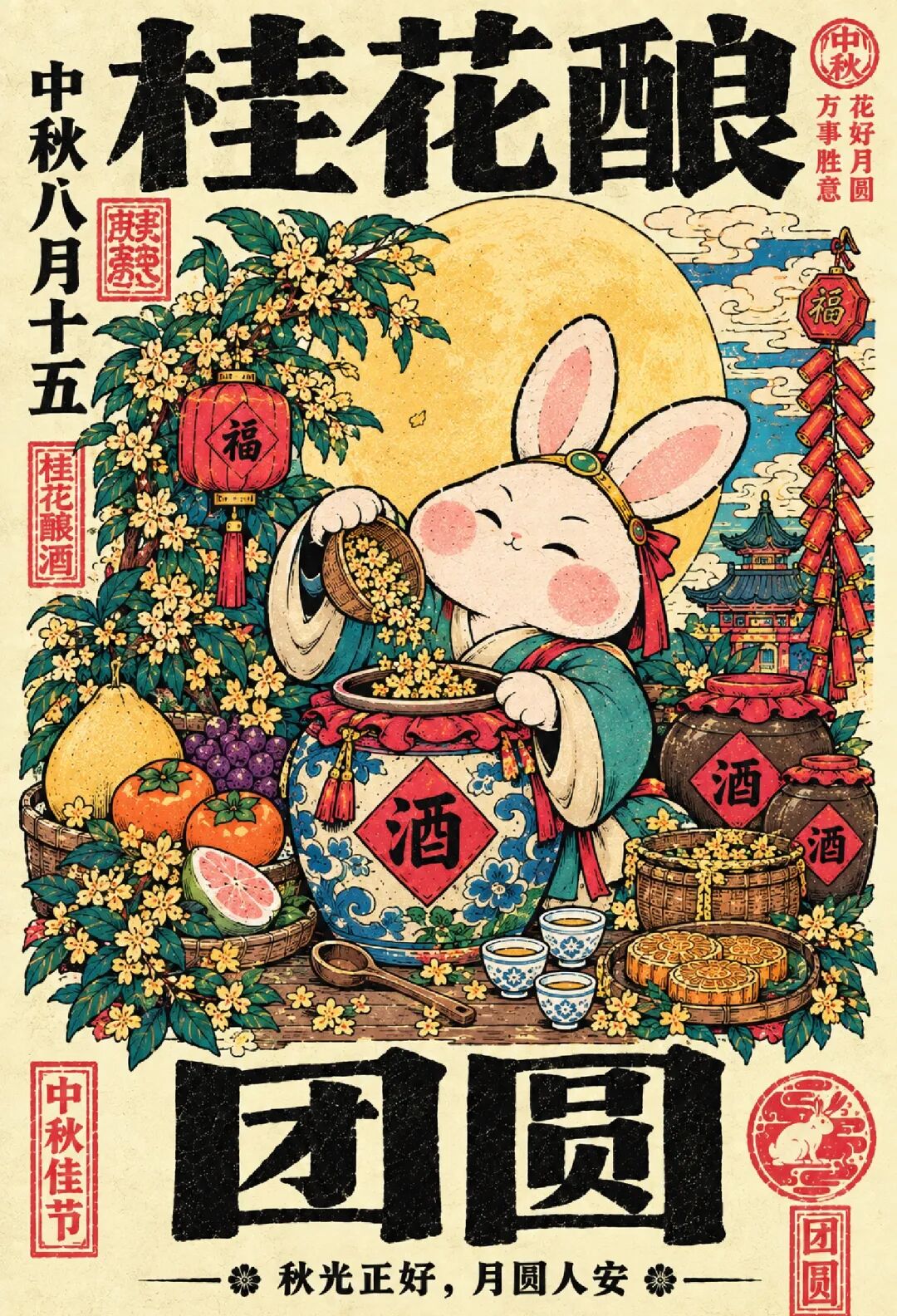 2026“华夏奖”文化艺术设计大赛 中华传统节日文化创意设计赛道【中秋节】主题入选作品(AI(人工智能)创意作品) · 作品图130