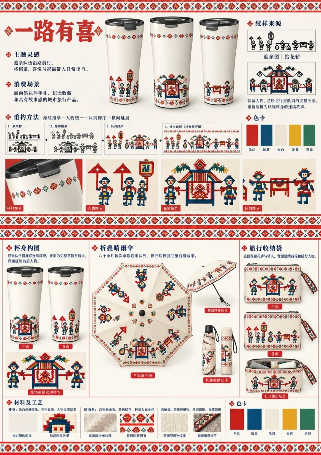 2026第三届巴绣(巫溪)嫁花创意设计大赛时尚生活品赛道入围作品 · 作品图14