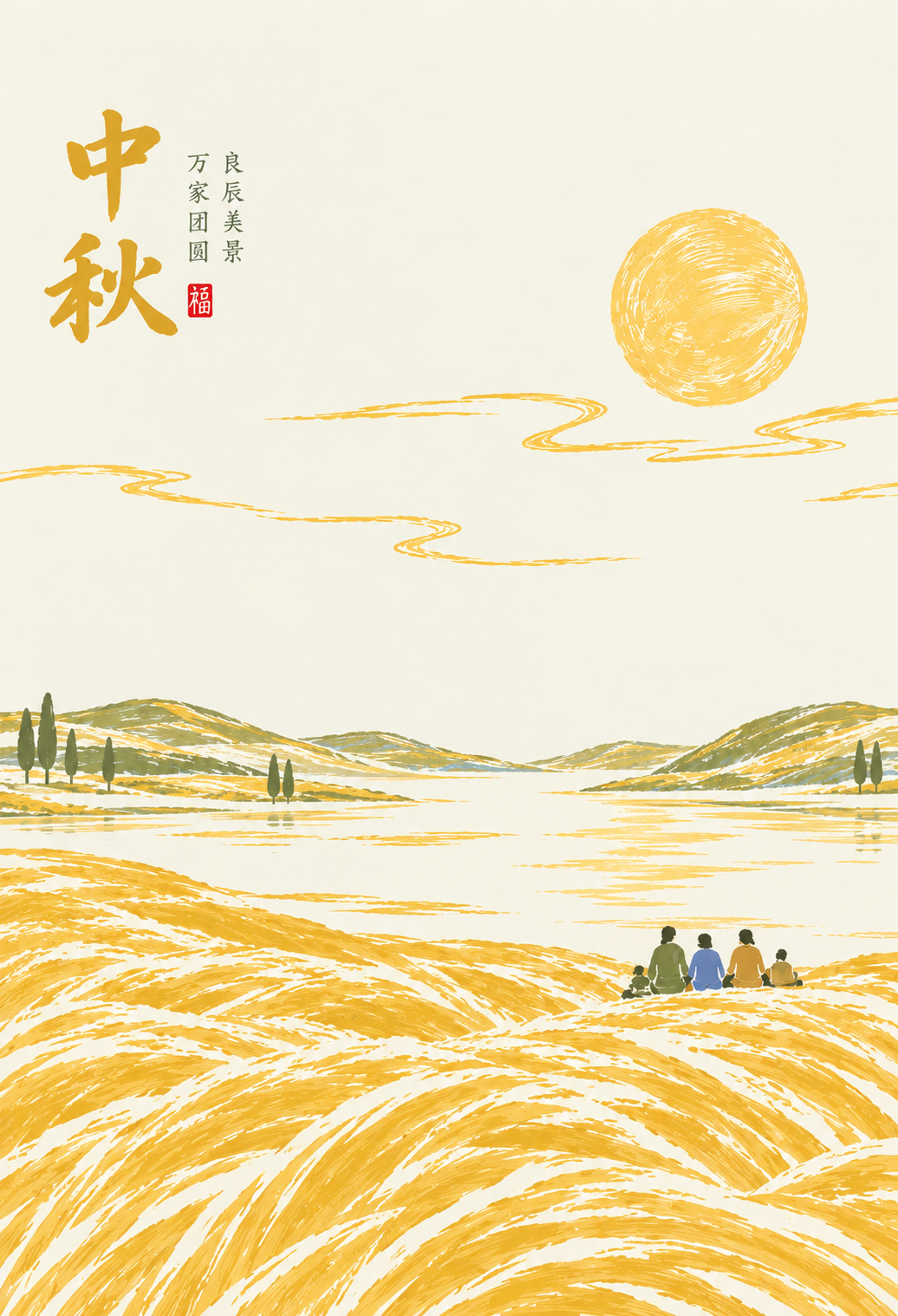2026“华夏奖”文化艺术设计大赛 中华传统节日文化创意设计赛道【中秋节】主题入选作品(视觉艺术作品) · 作品图198