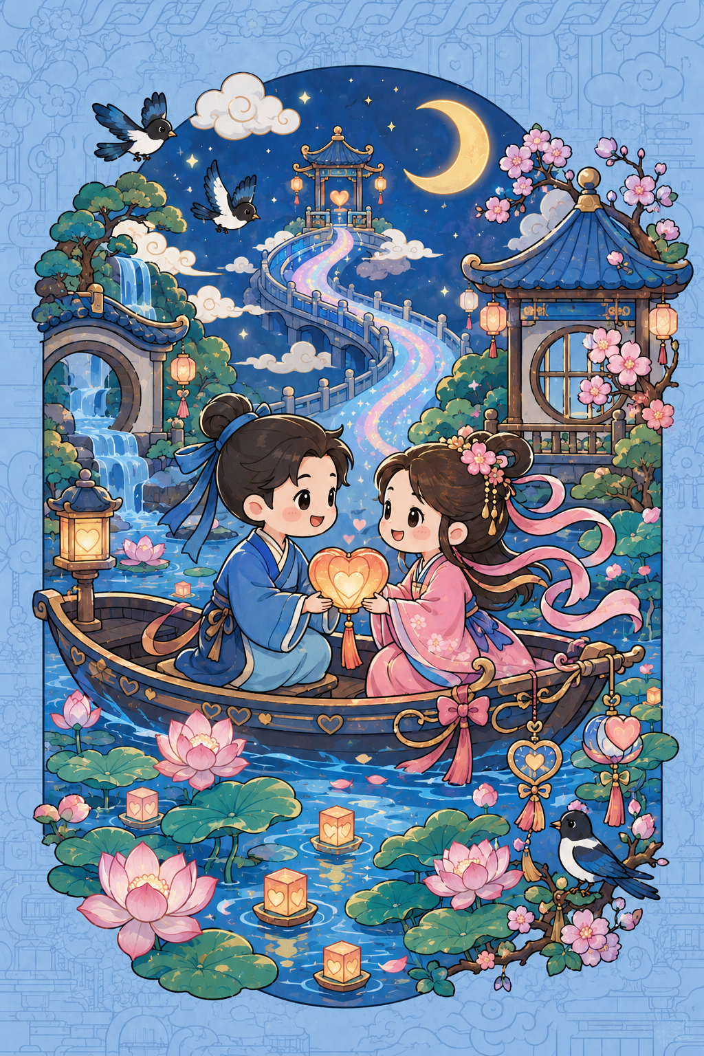 2026“华夏奖”文化艺术设计大赛 中华传统节日文化创意设计赛道【七夕节】主题入选作品(AI(人工智能)创意作品) · 作品图191