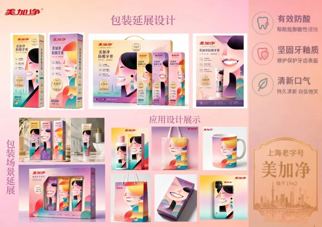 第20届中国好创意-老字号·新国潮创新设计专项大赛美加净组优秀奖作品欣赏 · 作品图47