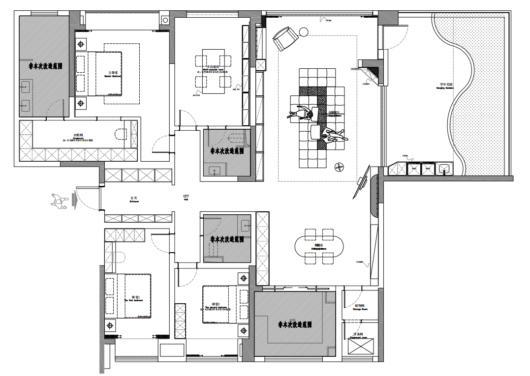 第九届顶峰设计奖 | 住宅空间方案类铜奖:跨国DREAM HOUSE · 作品图2