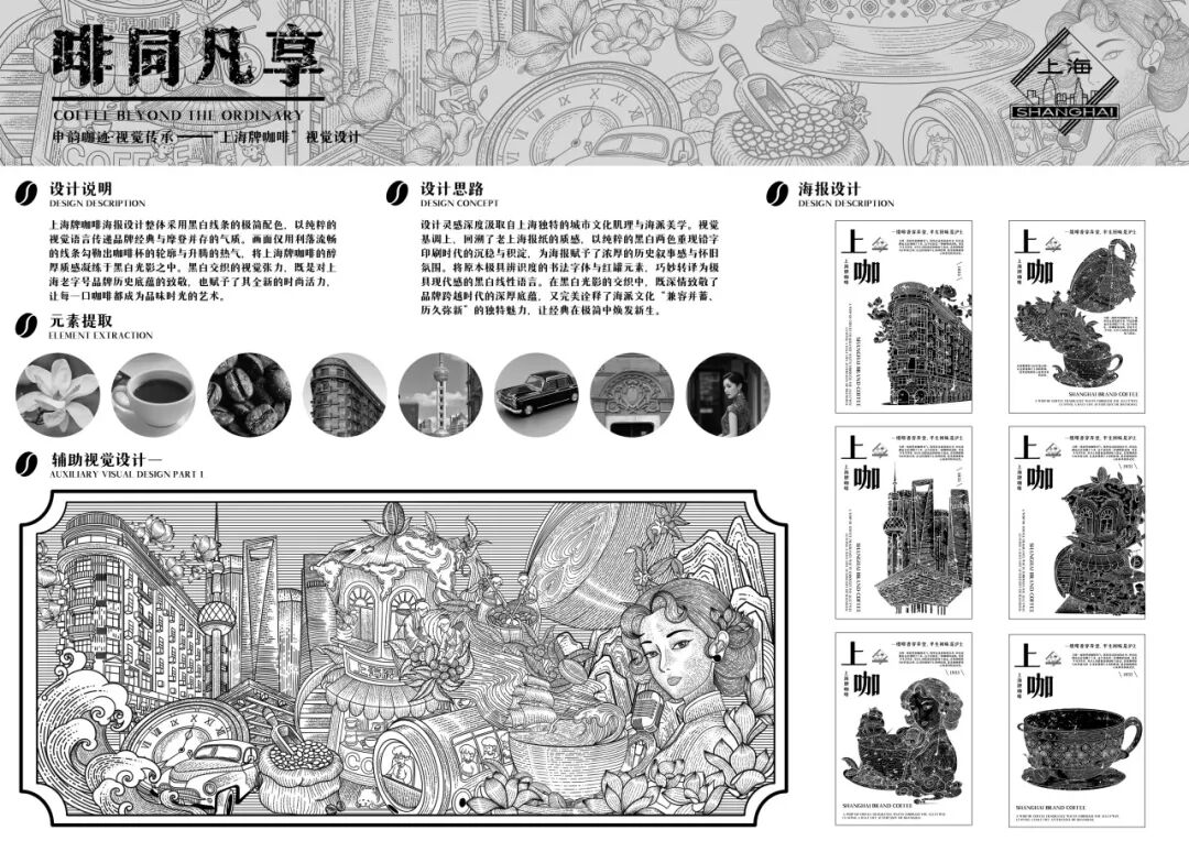 第20届中国好创意-老字号·新国潮创新设计专项大赛上海牌咖啡组优秀奖作品欣赏 · 作品图13