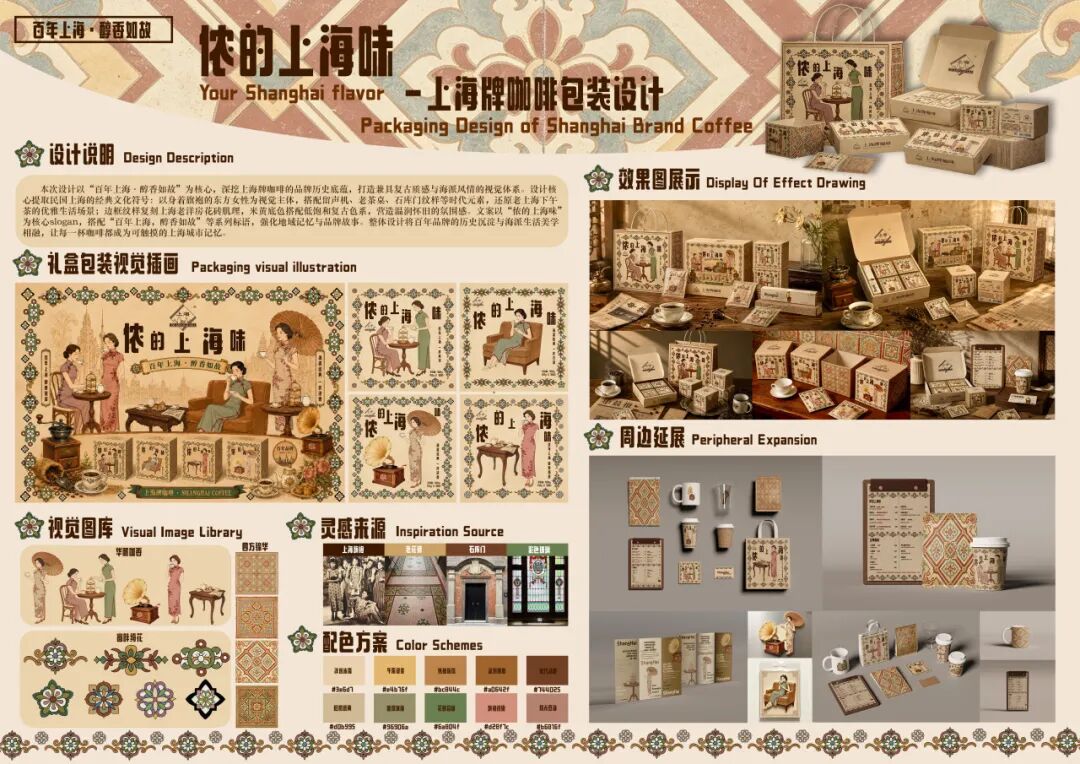 第20届中国好创意-老字号·新国潮创新设计专项大赛上海牌咖啡组优秀奖作品欣赏 · 作品图64