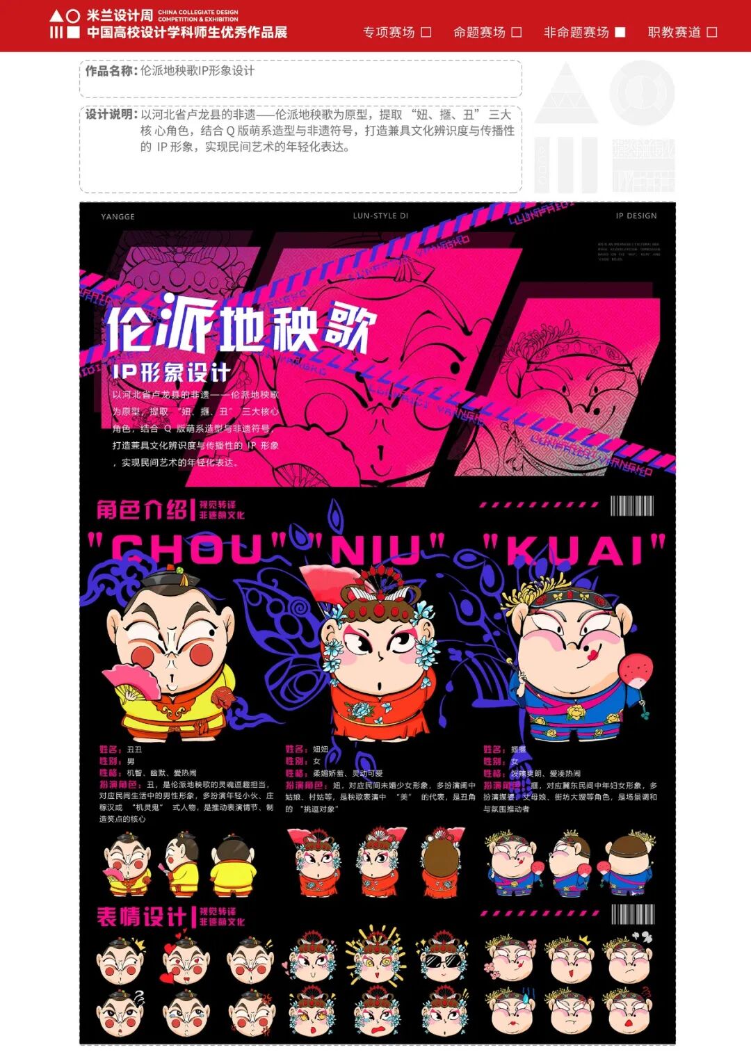 第十届米兰设计周大赛非命题赛场-虚拟IP设计赛道优秀作品赏析(第1辑) · 作品图33