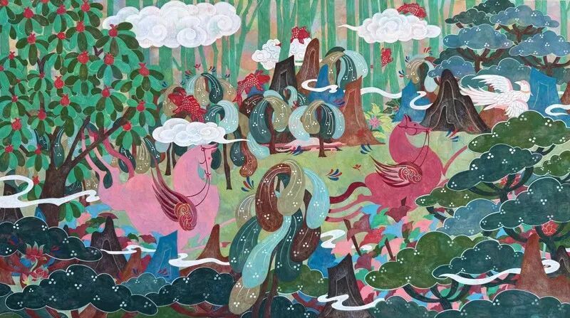 2026中国美术家协会首届现代插画艺术大展获奖作品(第三部分) · 作品图131