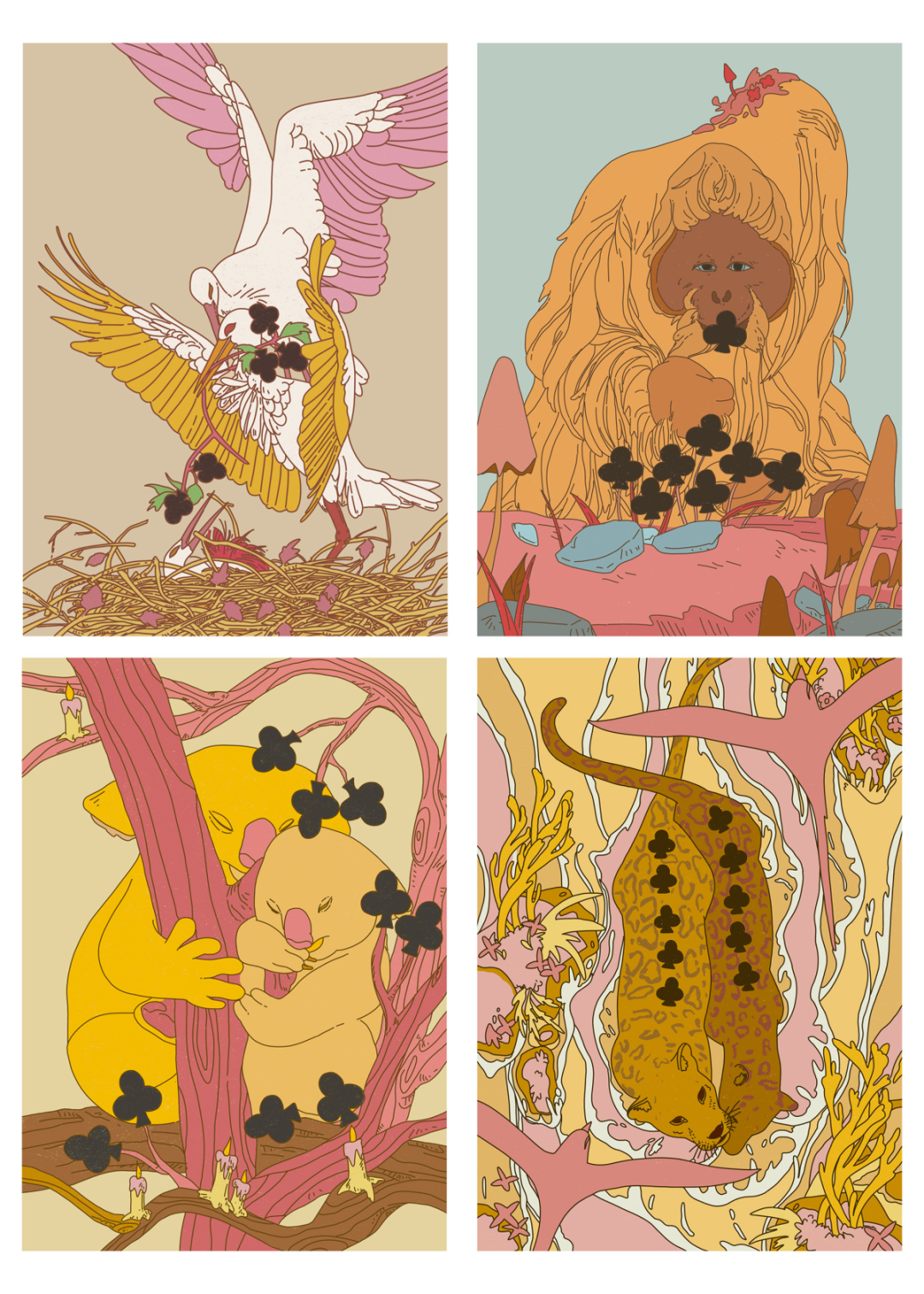 第十三届Hiii Illustration国际插画奖特定主题单元“万物和鸣”入围公布&最受欢迎奖投票 · 作品图71