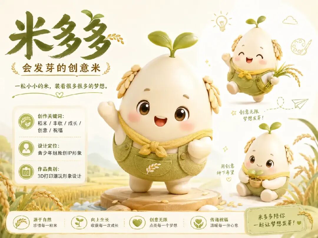 稻作未来・智造万物|全国首届 3D 打印设计大赛成果获奖发布 · 作品图66
