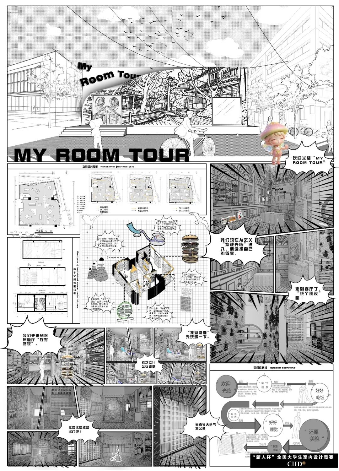 2025第24届“新人杯”全国大学生室内设计竞赛三等奖获奖作品(下篇) · 作品图18