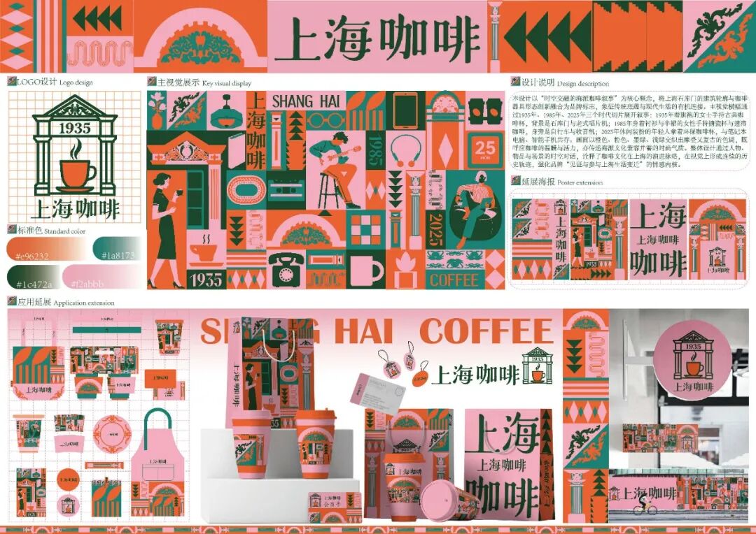 第20届中国好创意-老字号·新国潮创新设计专项大赛上海牌咖啡组优秀奖作品欣赏 · 作品图2