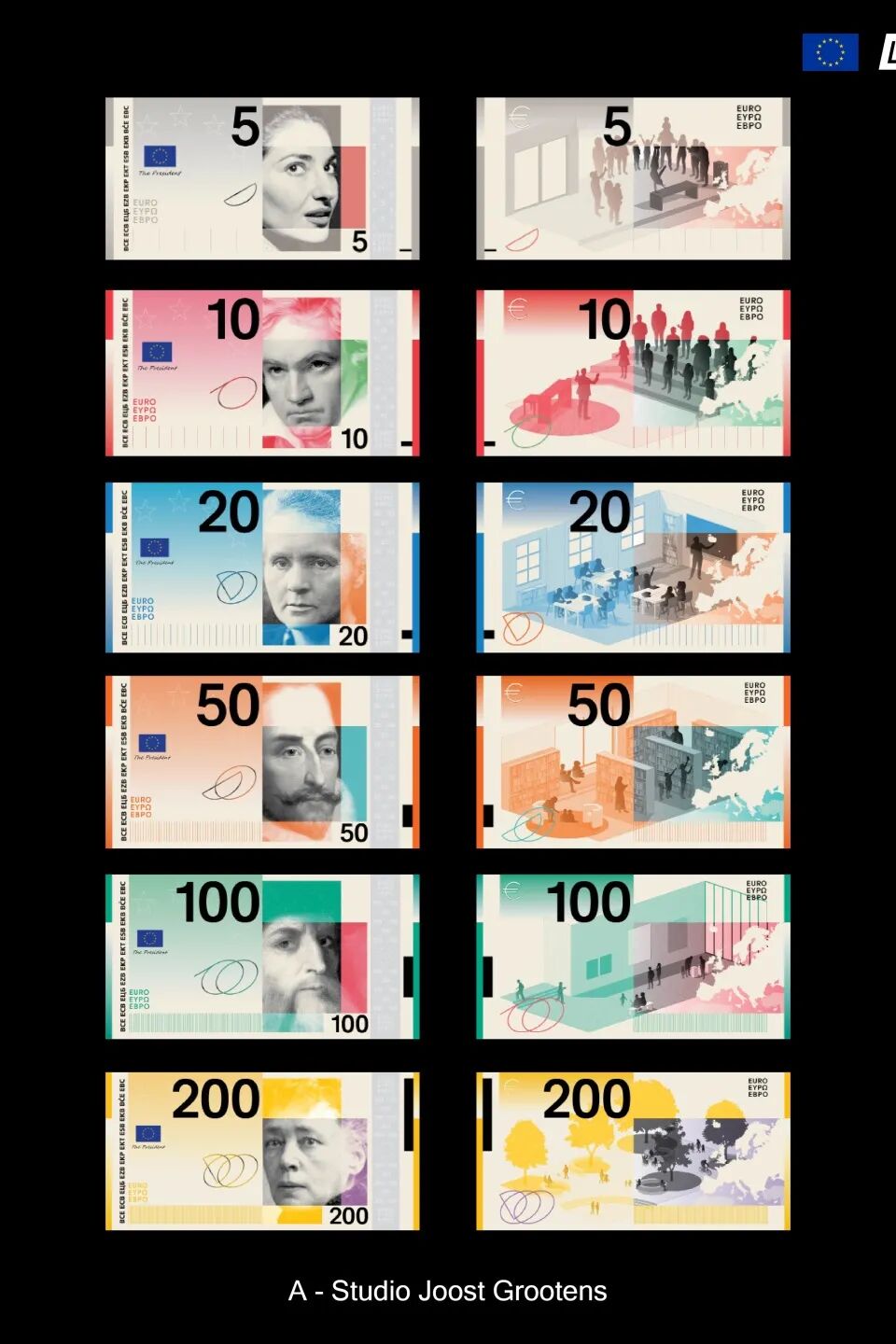 新版欧元纸币设计竞赛10强入围名单及作品揭晓 · 作品图5