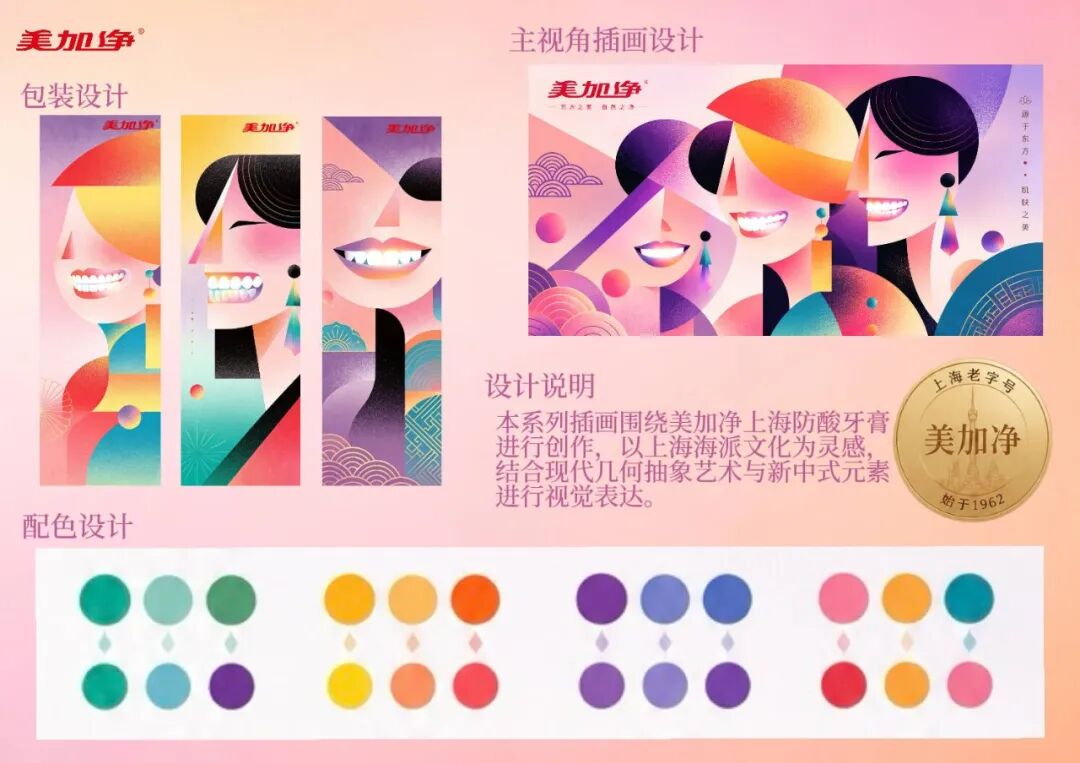 第20届中国好创意-老字号·新国潮创新设计专项大赛美加净组优秀奖作品欣赏 · 作品图46