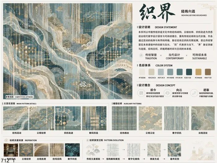海宁家纺杯·2026家用纺织品创意设计大赛获奖作品公示 · 作品图29