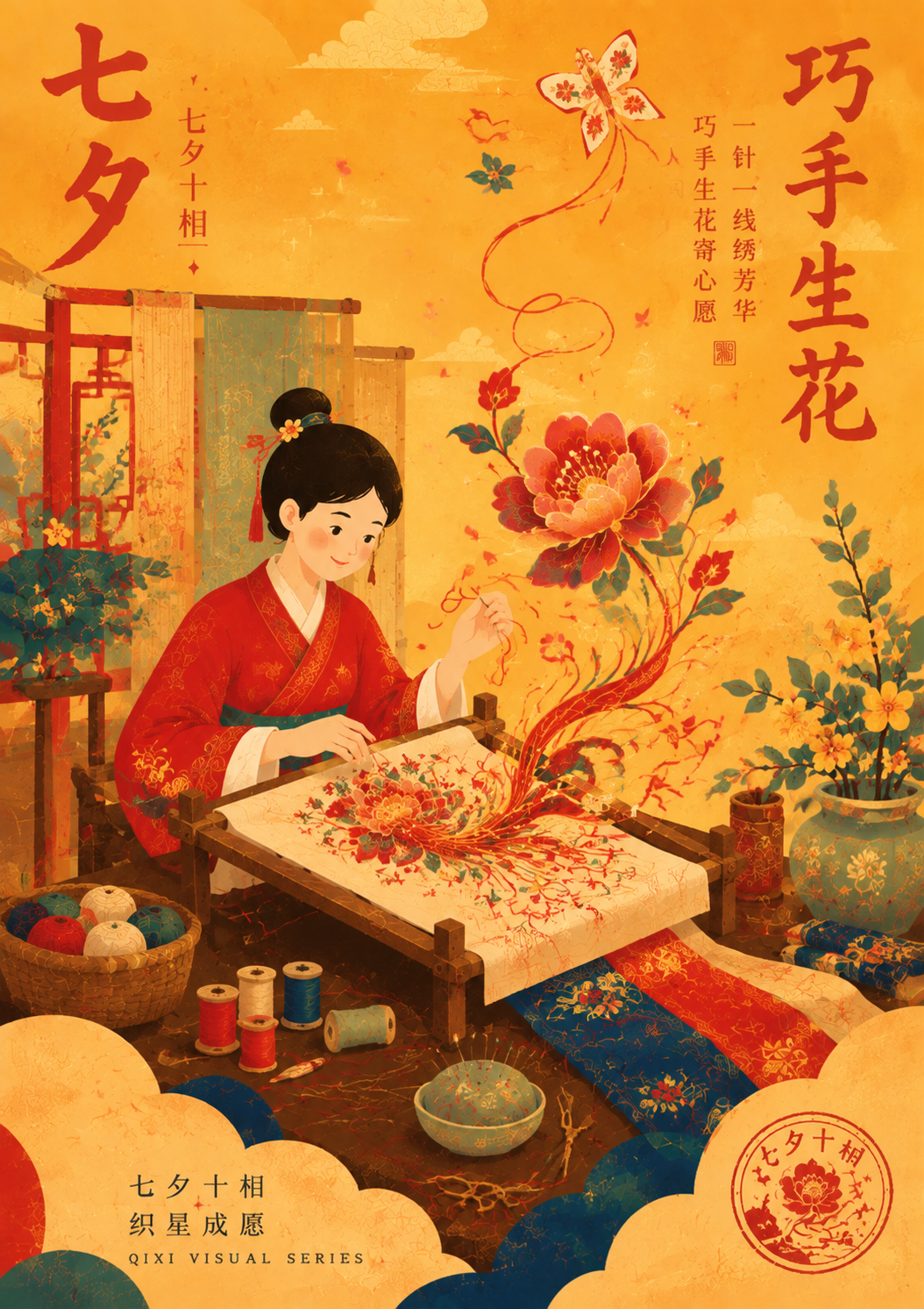 2026“华夏奖”文化艺术设计大赛 中华传统节日文化创意设计赛道【七夕节】主题入选作品(AI(人工智能)创意作品) · 作品图143