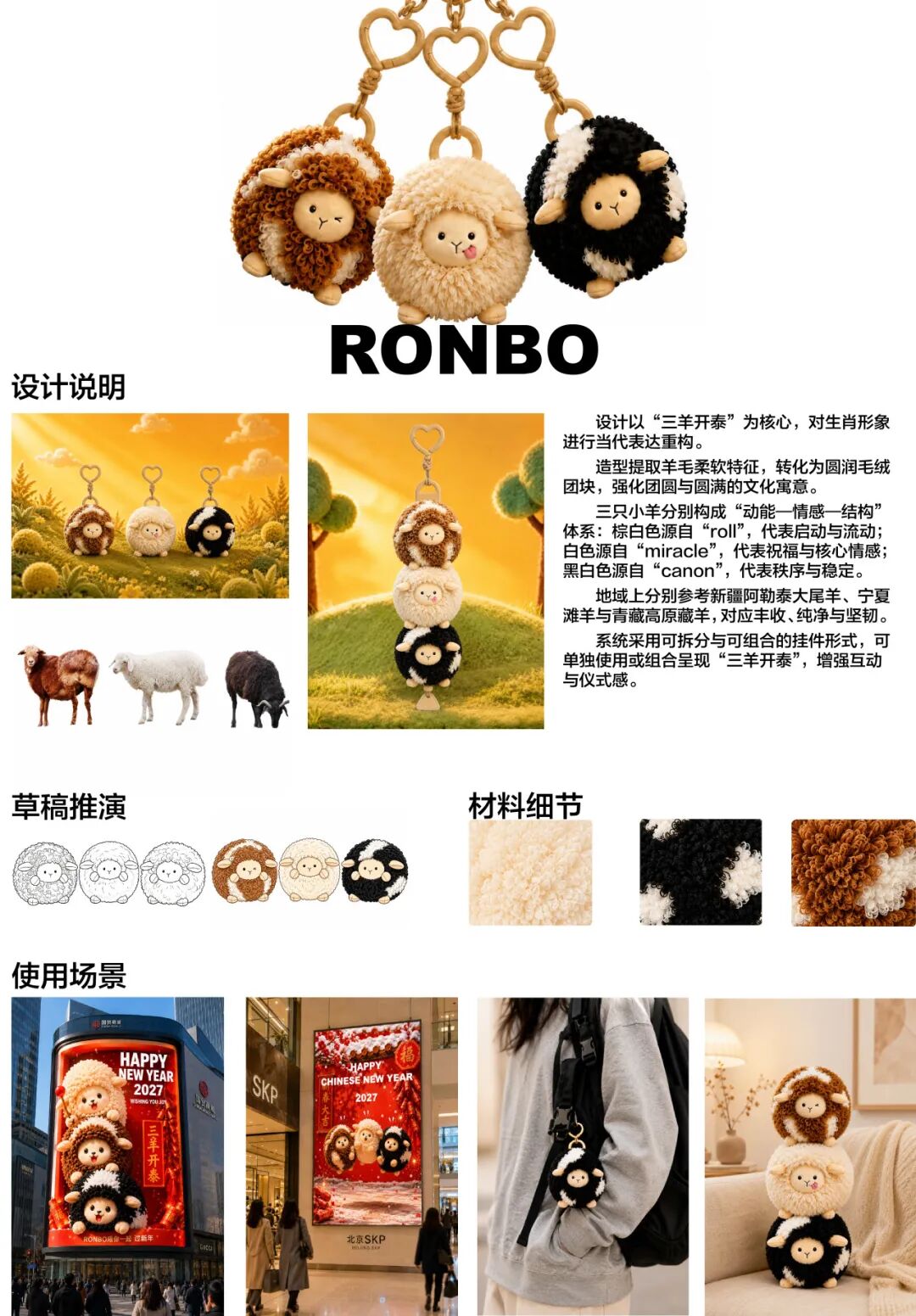 2027全球吉庆生肖设计大赛(丁未羊年)产品设计单元获奖作品 · 作品图40