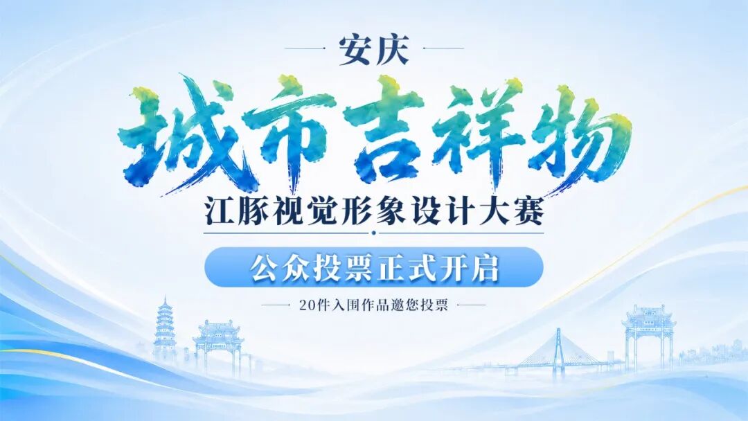 安庆“城市吉祥物”江豚视觉形象设计大赛20件入围作品 · 作品图1