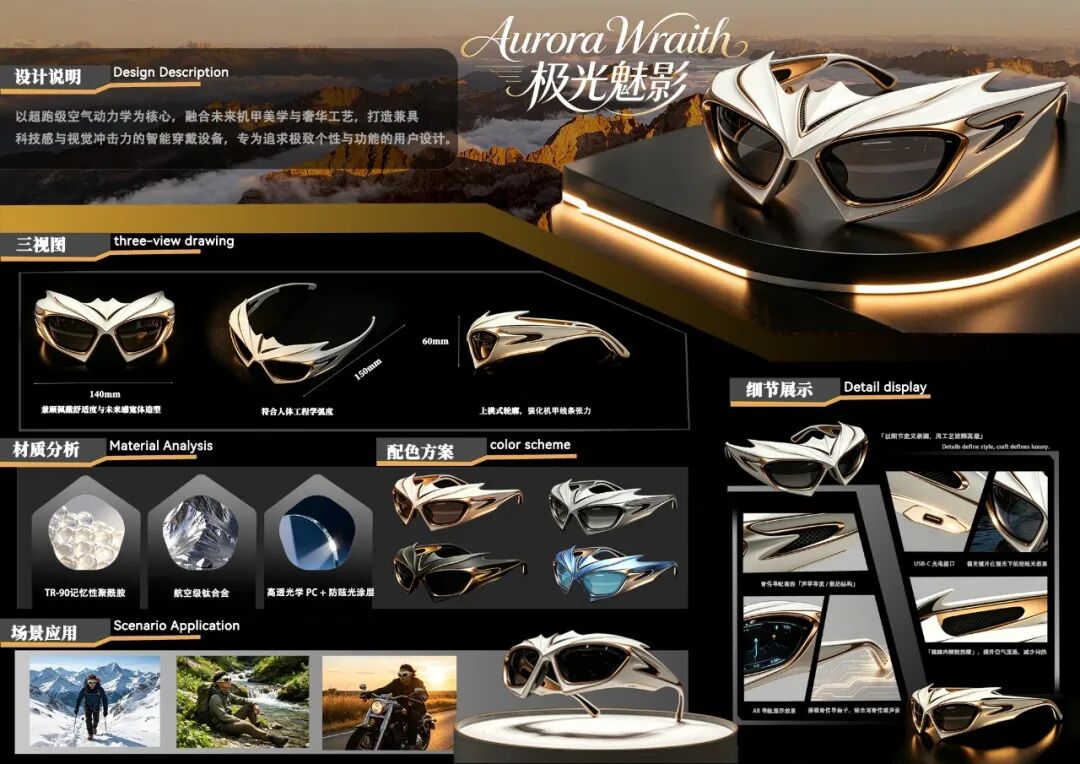 2026中国(温州)工业设计大赛入围眼镜专项赛决赛作品名单公示 · 作品图3