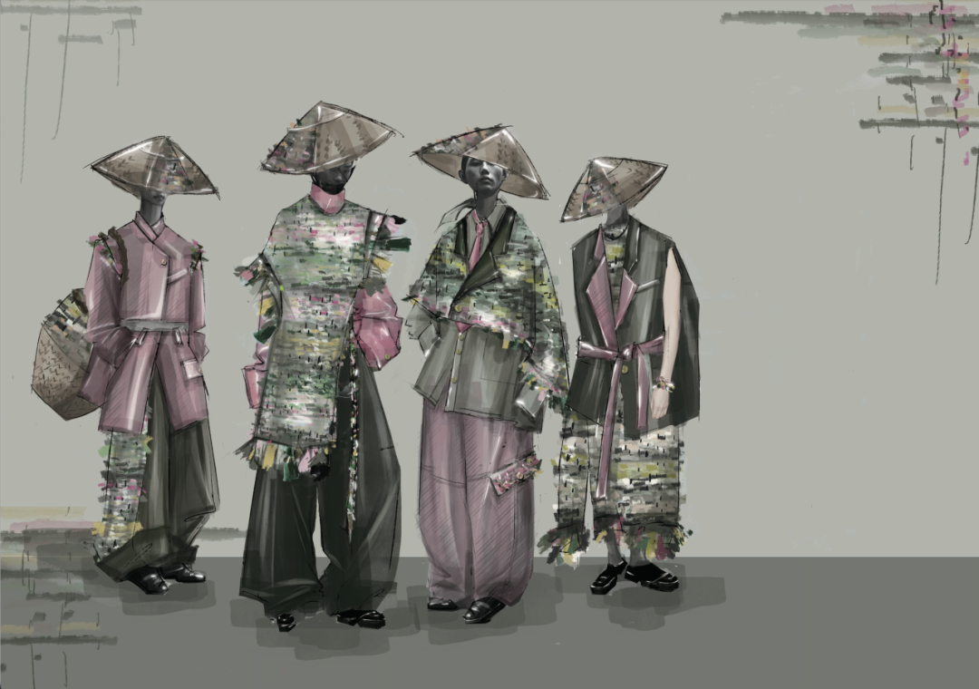 汉帛杯·第34届青年设计师时装作品大赛初评入围作品公示 · 作品图3