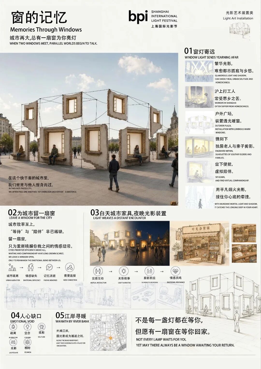 2026上海国际光影节——第12届bpi照明设计学生竞赛获奖作品公布 · 作品图3