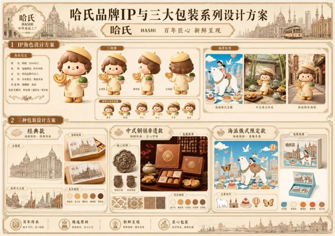 第20届中国好创意-老字号·新国潮创新设计专项大赛哈氏组优秀奖作品欣赏 · 作品图59