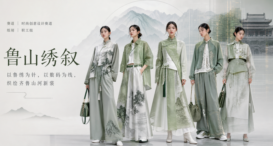 2026山东省第二届AI数实耦合服装时尚创意设计竞赛决赛入围名单及作品公示 · 作品图16