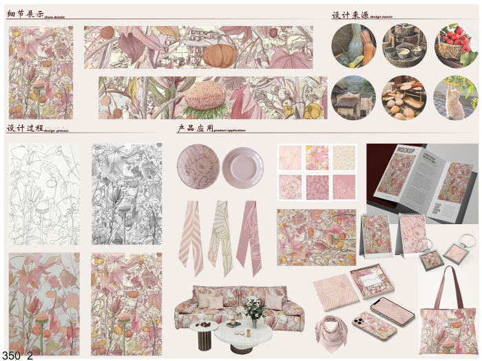 海宁家纺杯·2026家用纺织品创意设计大赛获奖作品公示 · 作品图9