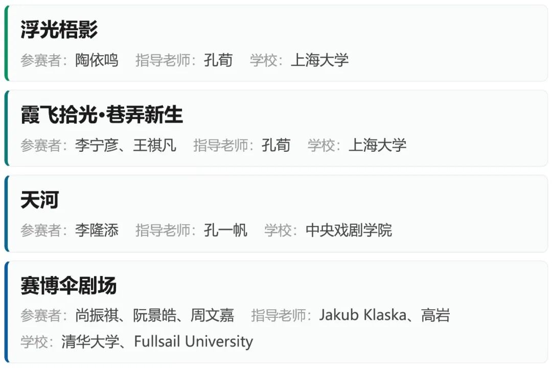 2026上海国际光影节——第12届bpi照明设计学生竞赛获奖作品公布 · 作品图27