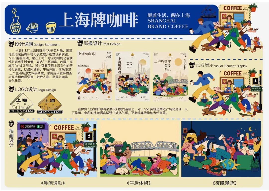 第20届中国好创意-老字号·新国潮创新设计专项大赛上海牌咖啡组优秀奖作品欣赏 · 作品图58