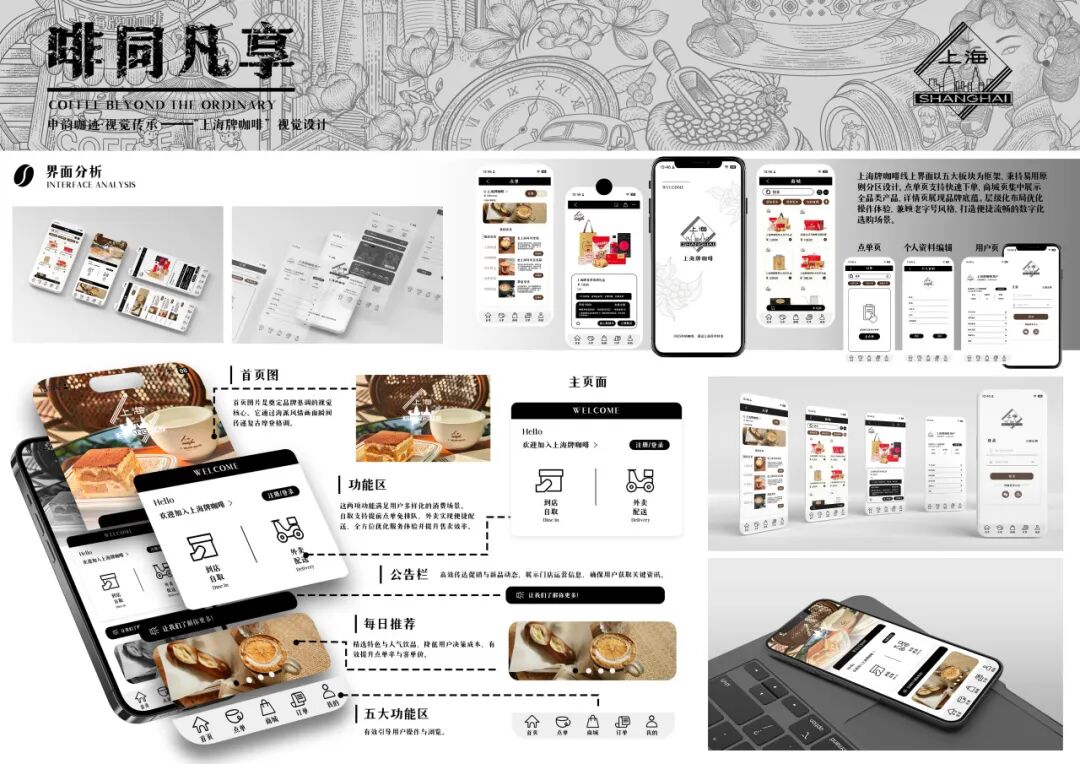 第20届中国好创意-老字号·新国潮创新设计专项大赛上海牌咖啡组优秀奖作品欣赏 · 作品图18
