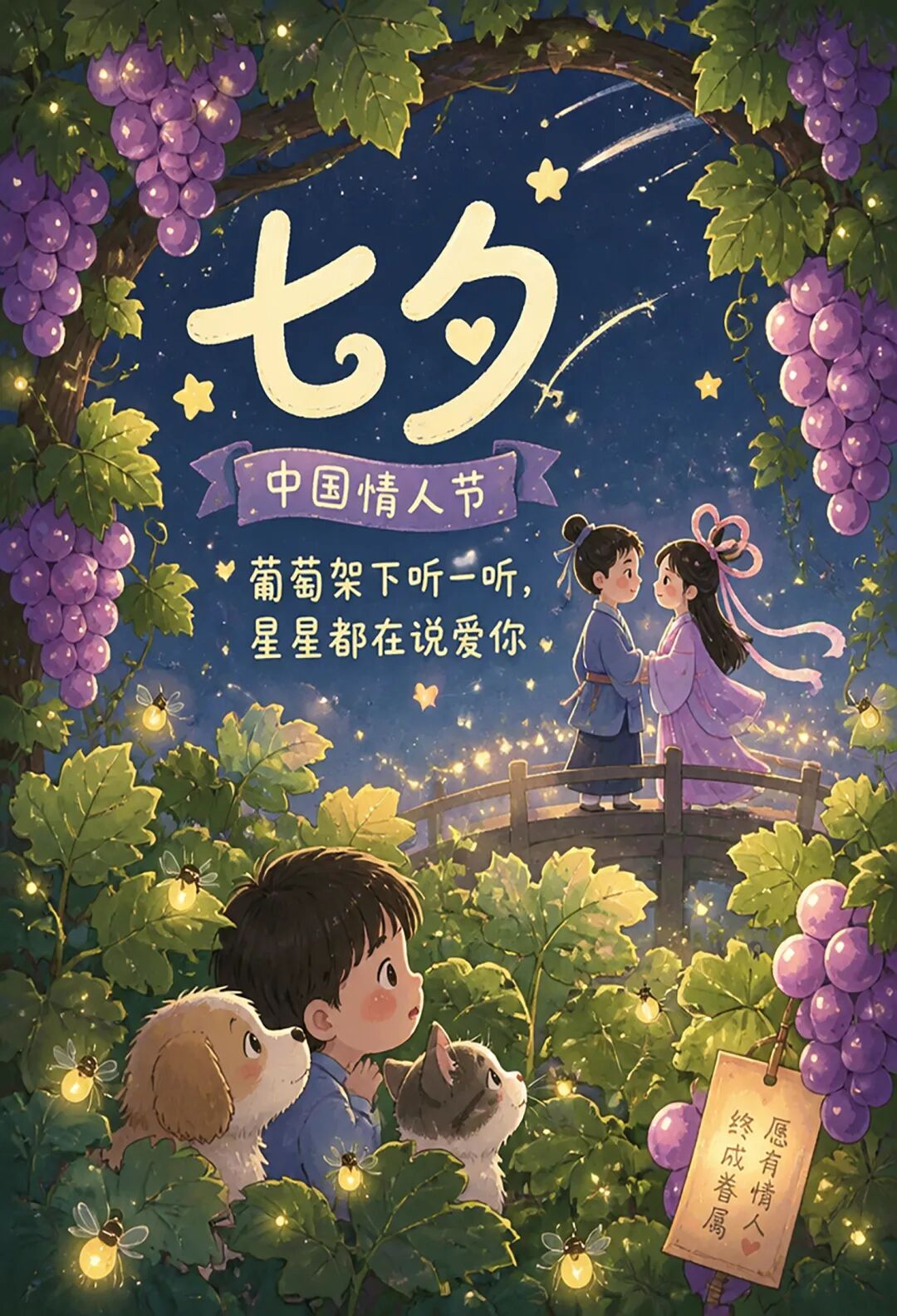 2026“华夏奖”文化艺术设计大赛 中华传统节日文化创意设计赛道【七夕节】主题入选作品(AI(人工智能)创意作品) · 作品图184