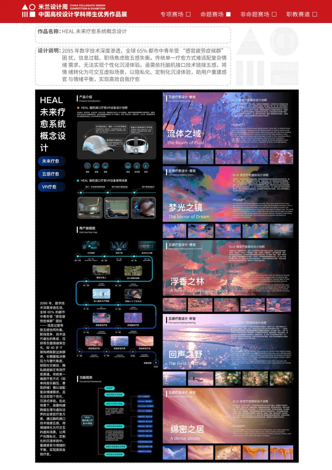 第十届米兰设计周大赛命题赛场-艺术疗愈与媒介设计大赛优秀作品赏析(第1辑) · 作品图11