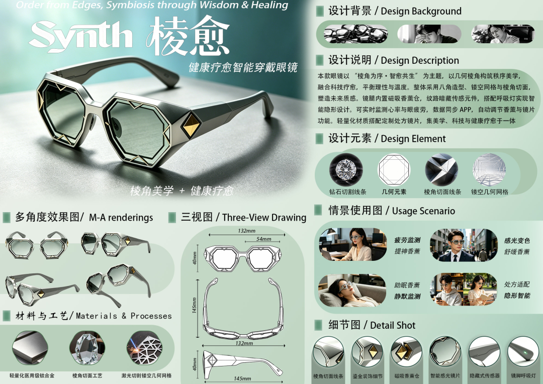 2026中国(温州)工业设计大赛入围眼镜专项赛决赛作品名单公示 · 作品图11