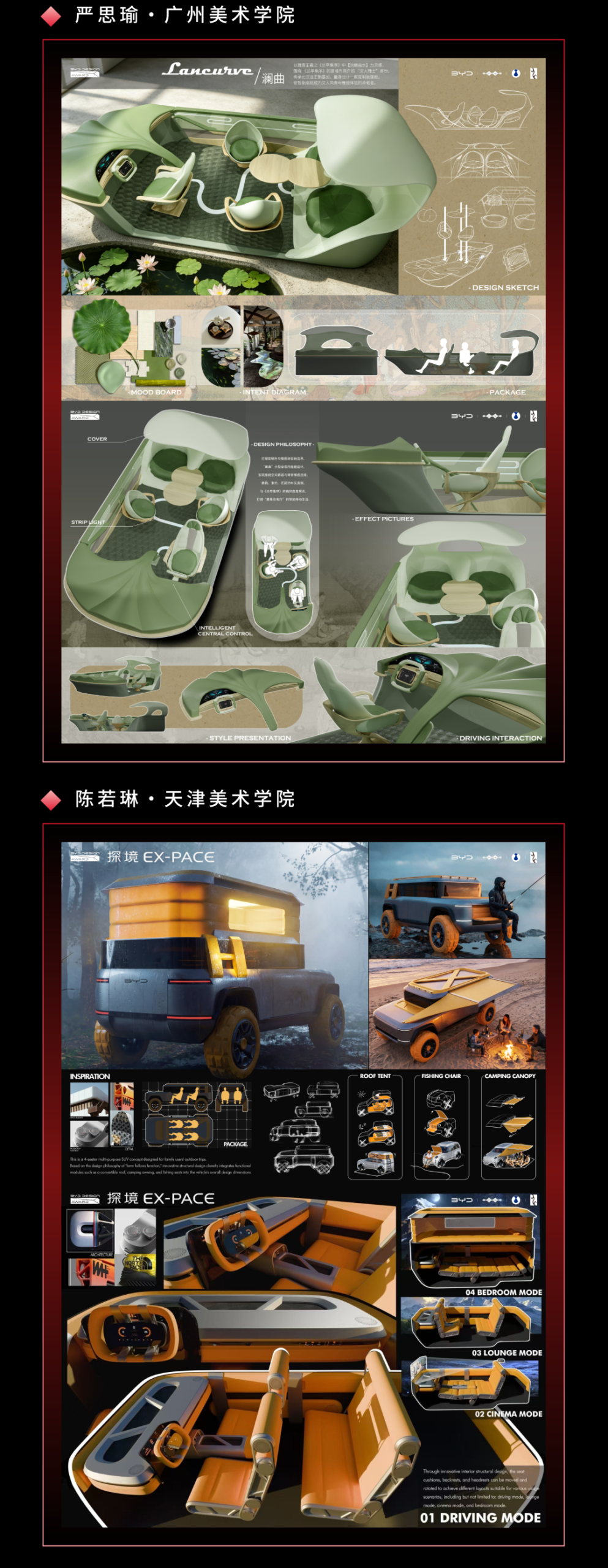 万象朝新,锋芒初绽|2026比亚迪全球汽车设计大赛初赛入围名单及作品 · 作品图18