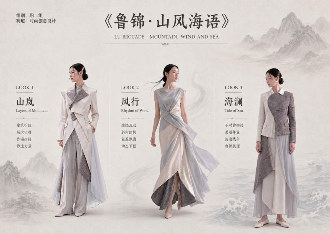 2026山东省第二届AI数实耦合服装时尚创意设计竞赛决赛入围名单及作品公示 · 作品图11