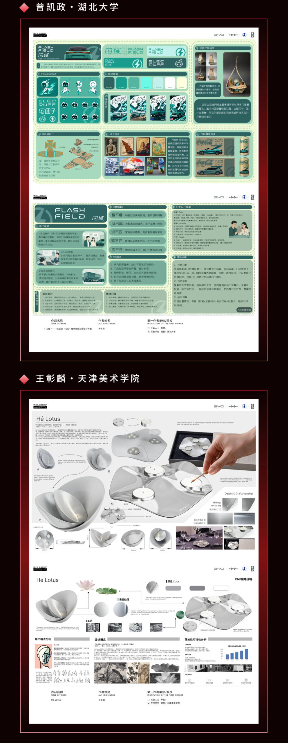 万象朝新,锋芒初绽|2026比亚迪全球汽车设计大赛初赛入围名单及作品 · 作品图26